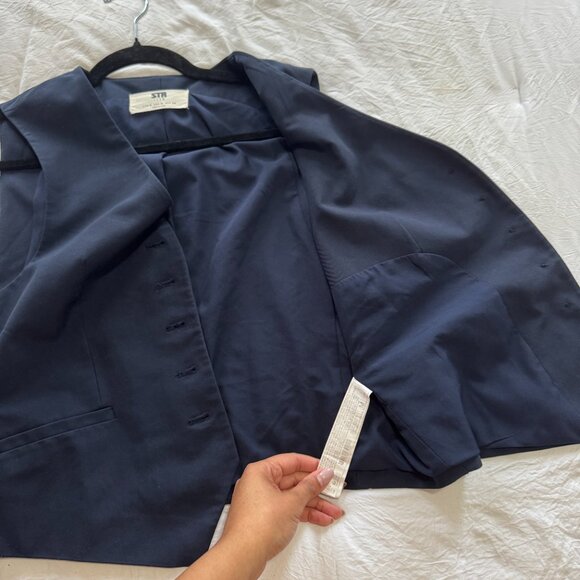 Stradivarius Navy Blue Vest - Picture 5 of 7